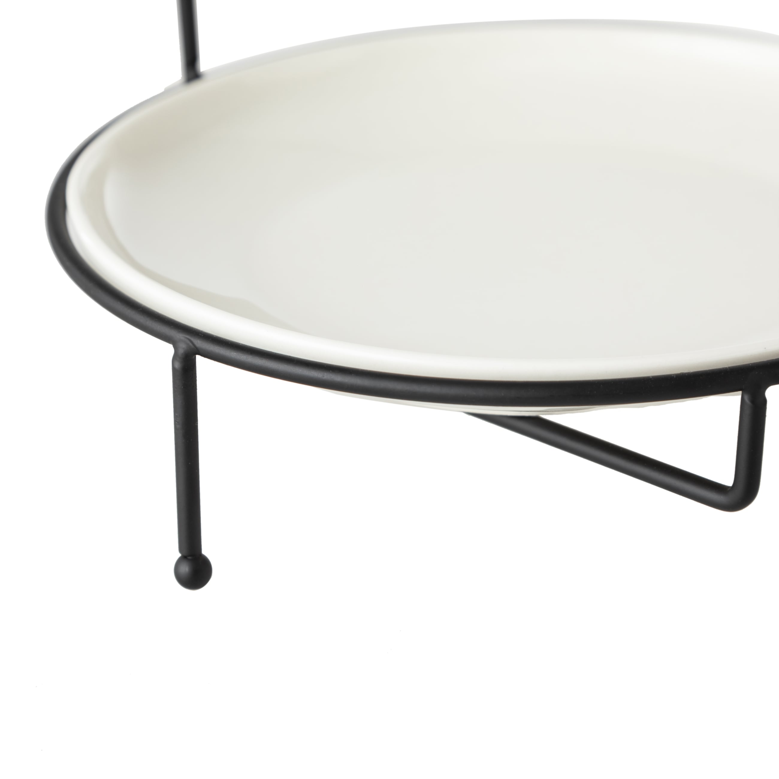 GURME STANDLI SUNUM 22CM - SİYAH