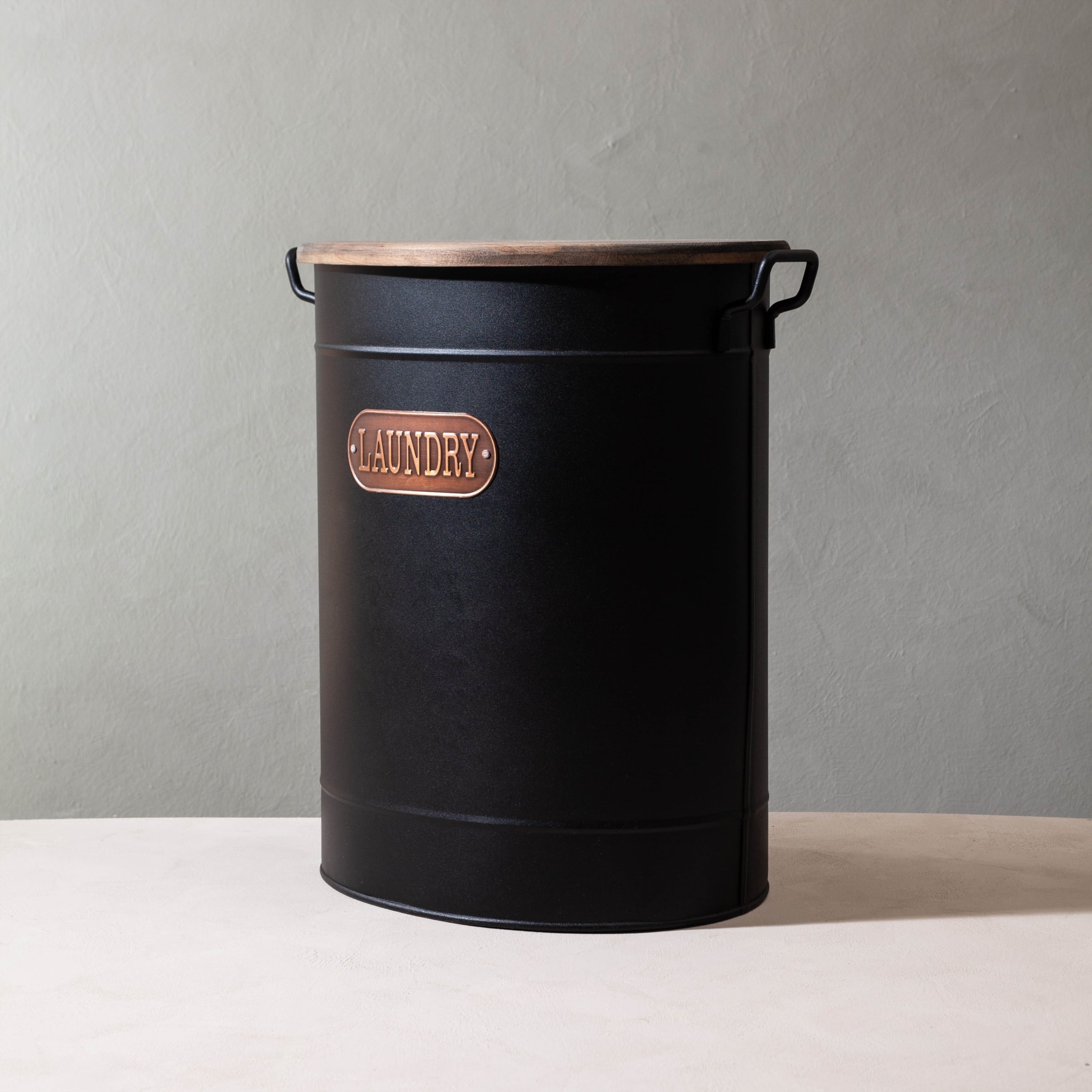 METAL ÇAMAŞIR SEPETİ 43X34X55