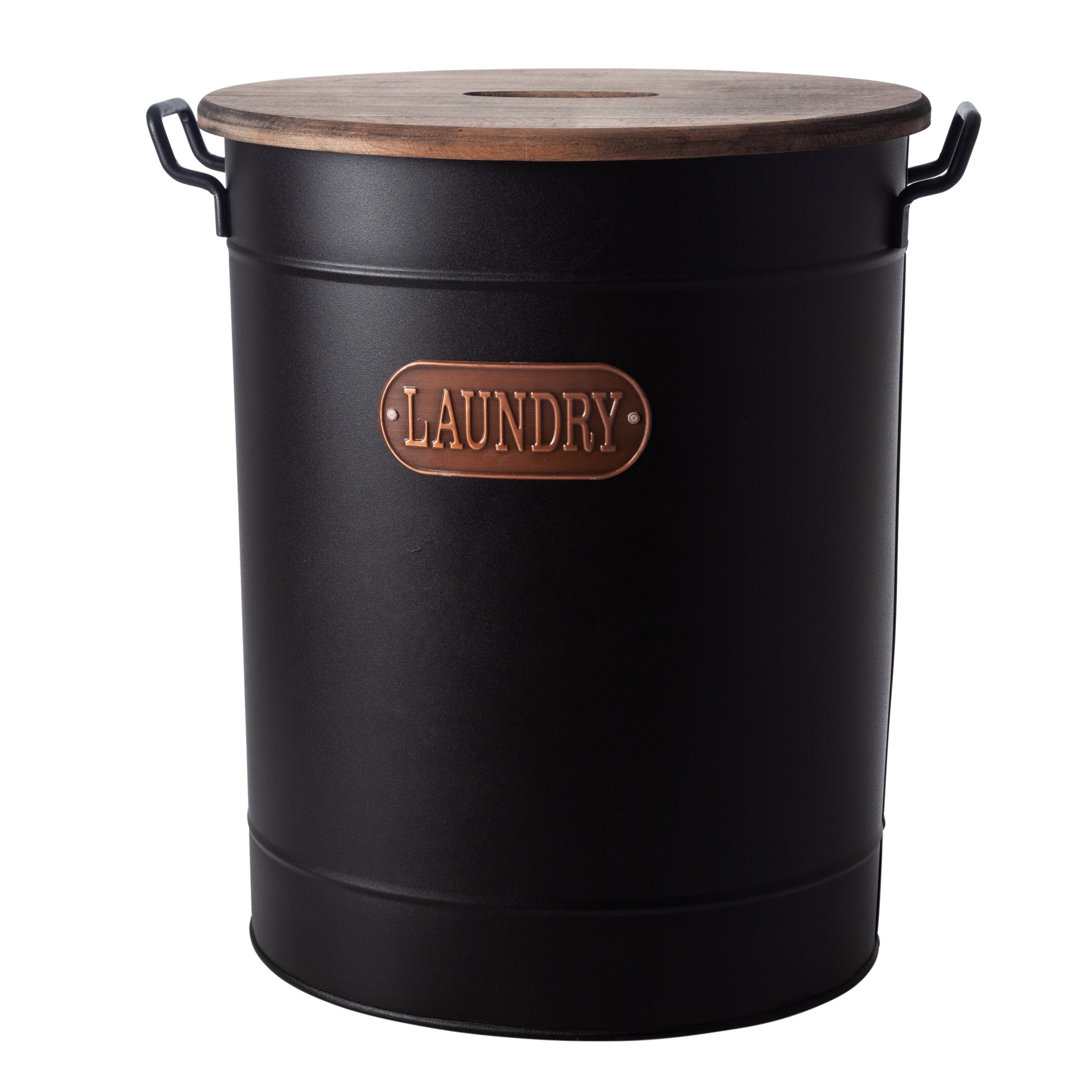 METAL ÇAMAŞIR SEPETİ 43X34X55