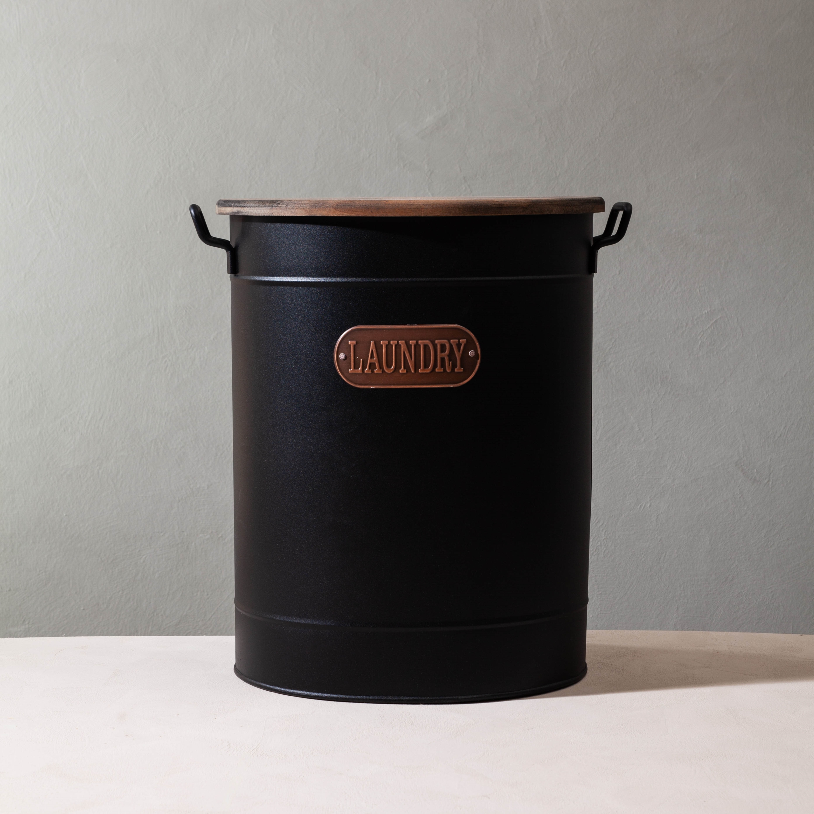 METAL ÇAMAŞIR SEPETİ 43X34X55