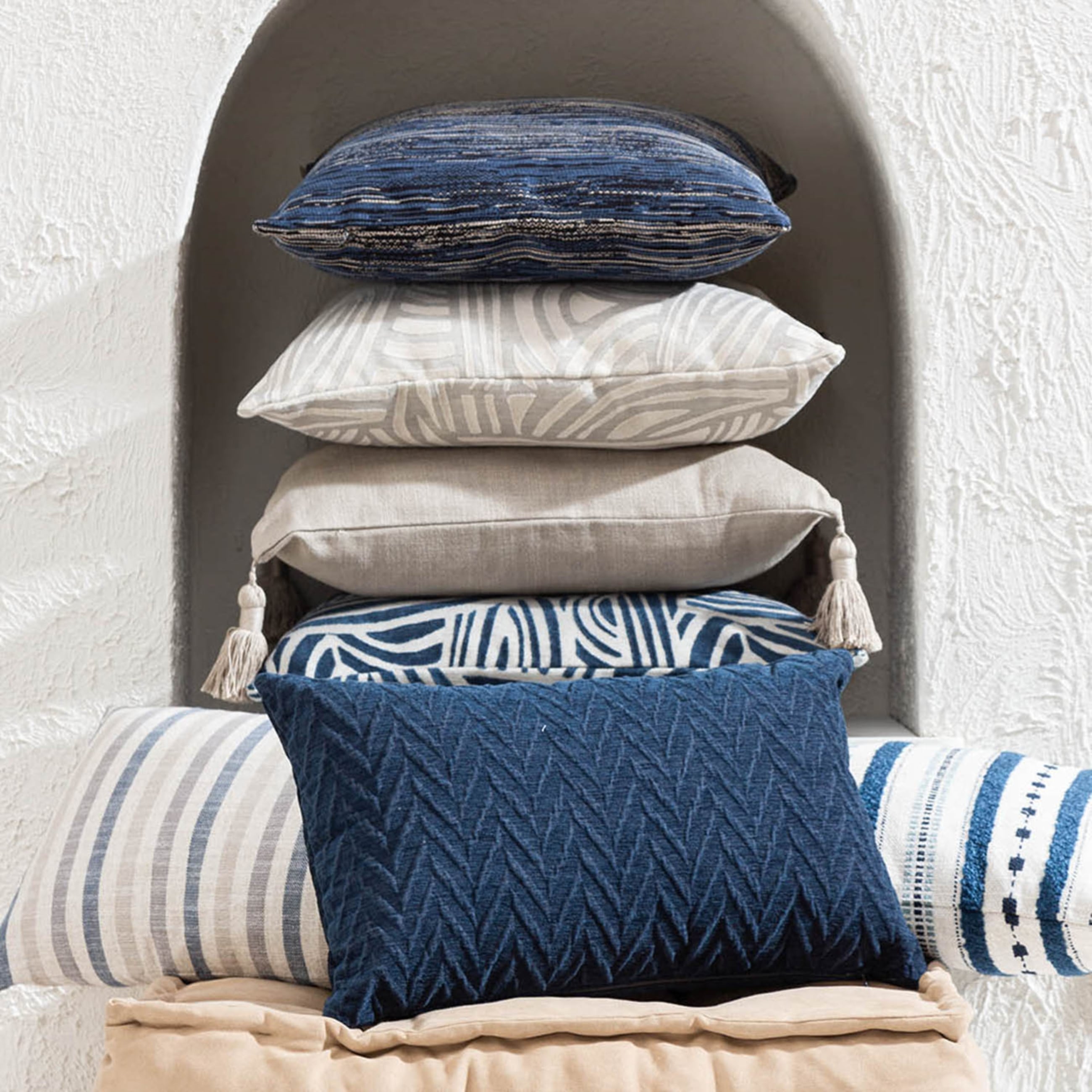 ALBA WAVE KIRLENT  LACİVERT 50X50