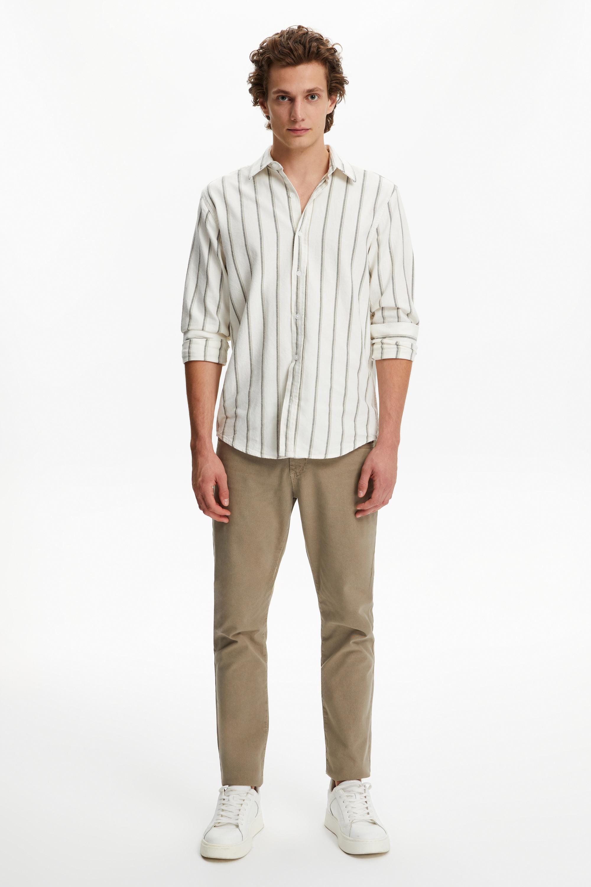 ÇİZGİLİ REGULAR FIT GÖMLEK