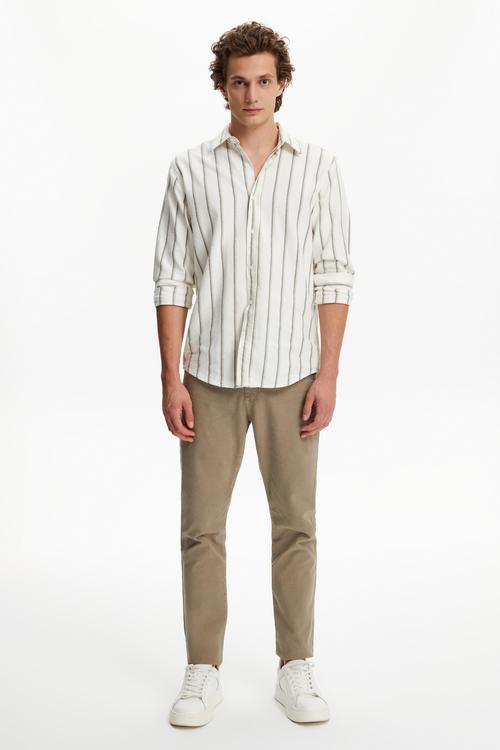  ÇİZGİLİ REGULAR FIT GÖMLEK