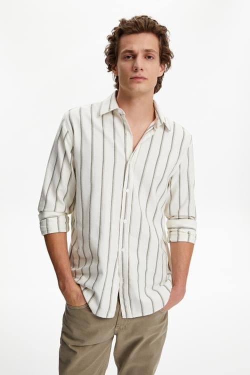  ÇİZGİLİ REGULAR FIT GÖMLEK