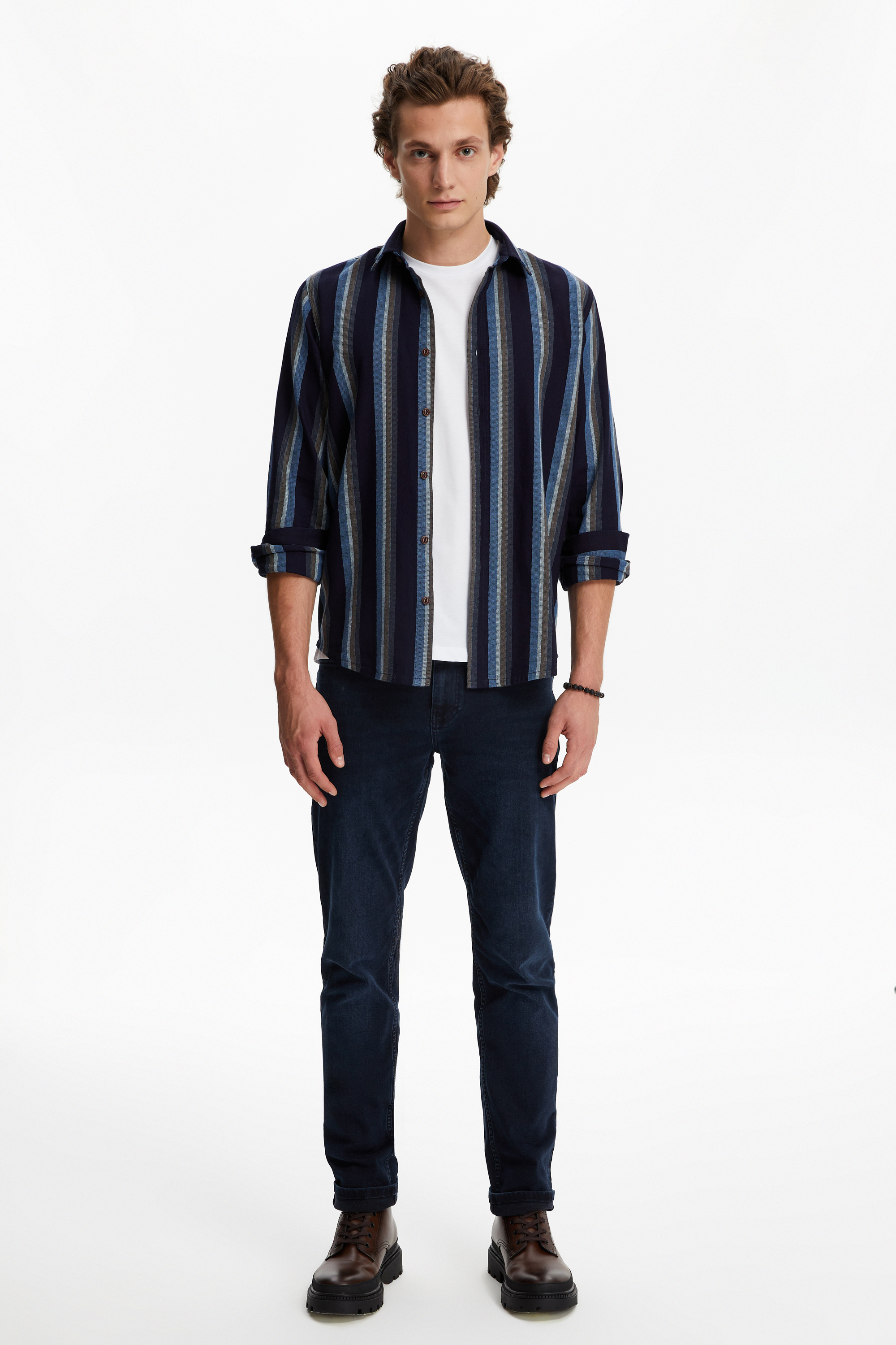 ÇİZGİLİ REGULAR FIT GÖMLEK