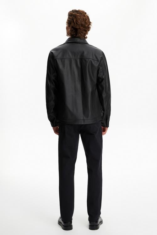  DERİ GÖRÜNÜMLÜ CEKET