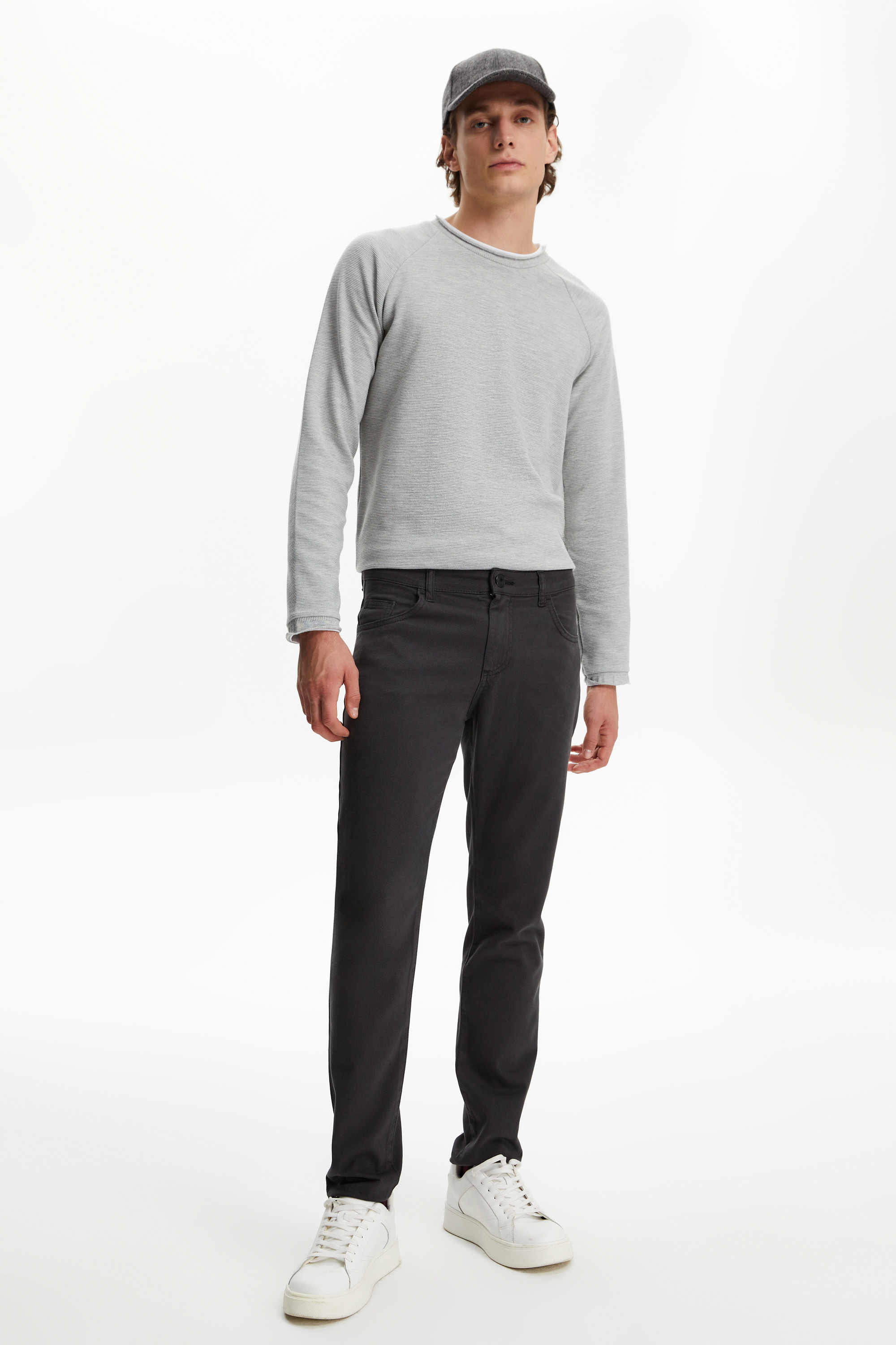 LİYOSEL KARIŞIMLI SLIM FIT PANTOLON