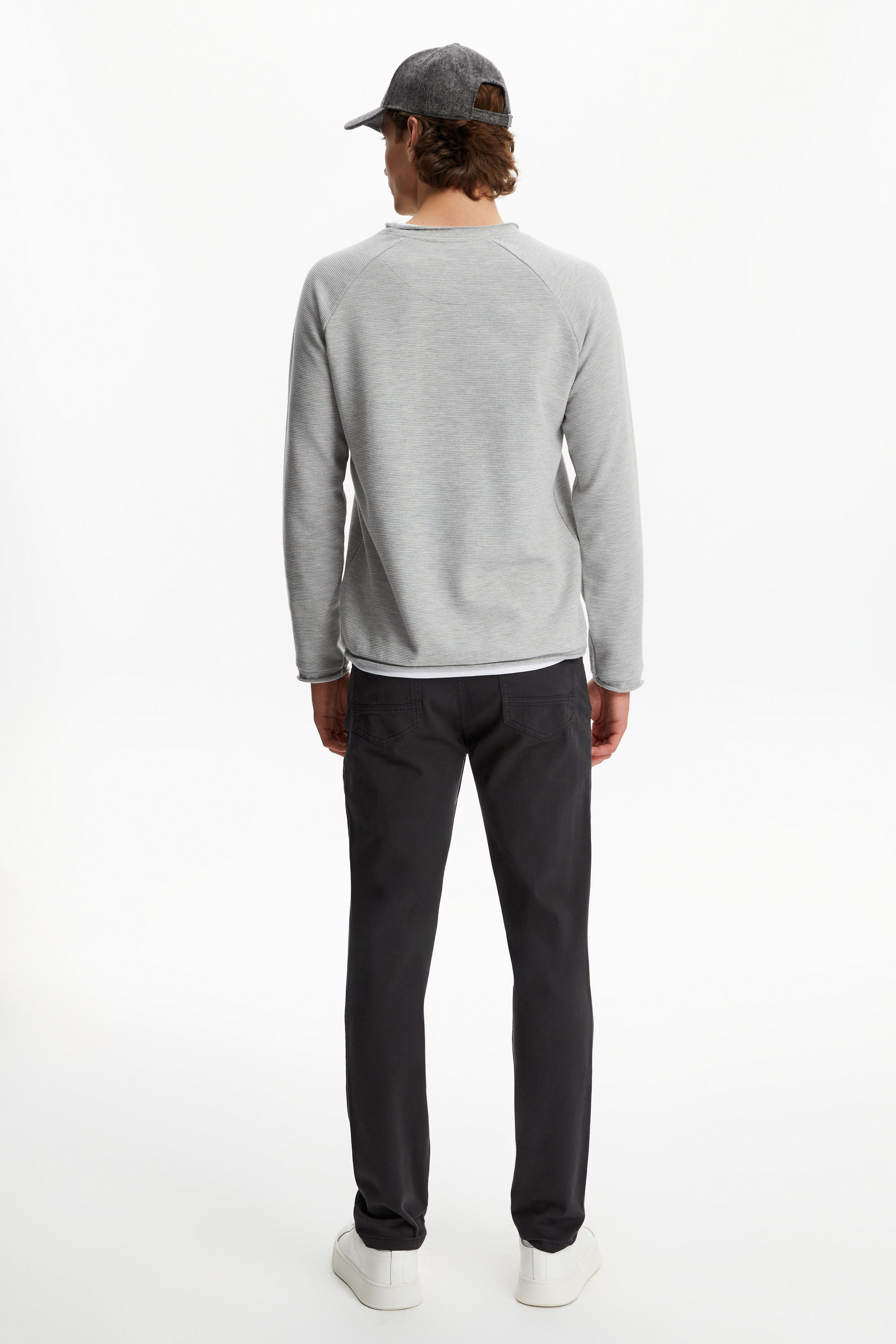 BİSİKLET YAKA SWEATSHIRT