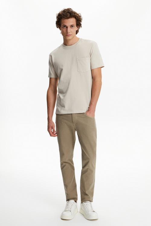  BİSİKLET YAKA KISA KOLLU T-SHIRT