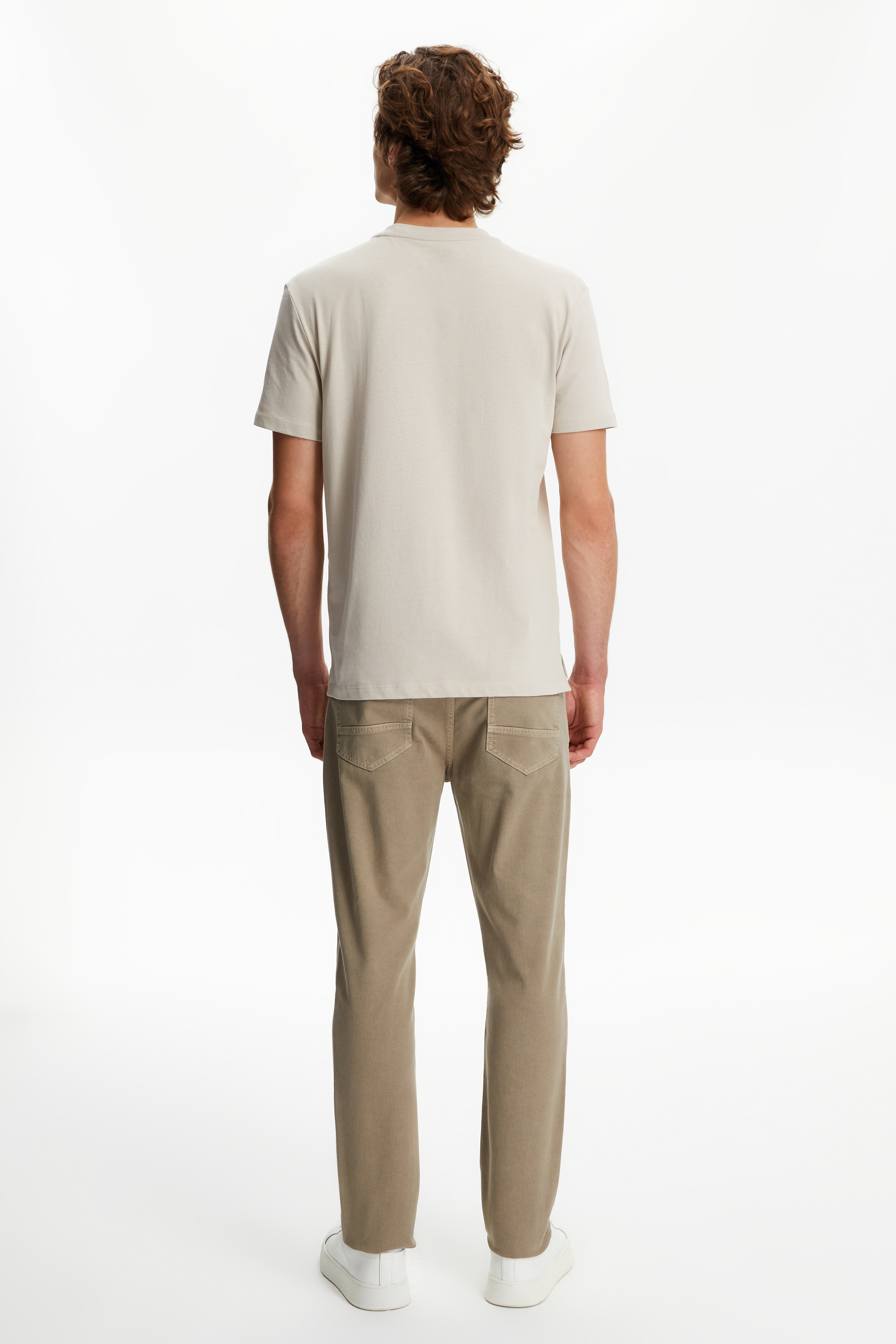 BİSİKLET YAKA KISA KOLLU T-SHIRT