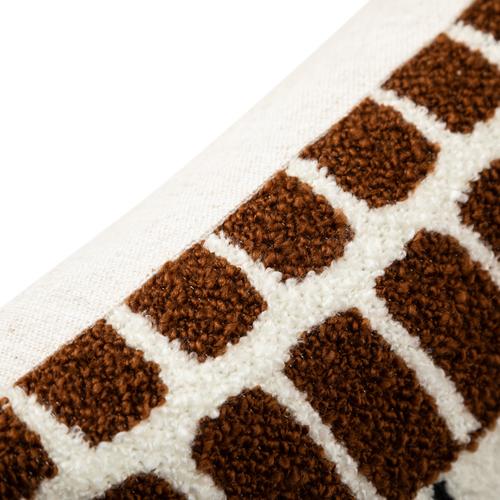  ANN KIRLENT KAHVE SİYAH 45X45