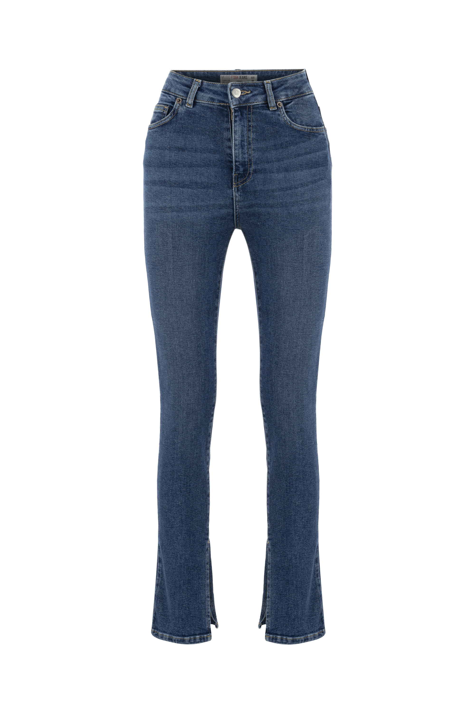 YIRTMAÇ DETAYLI STRAIGHT FIT JEAN PANTOLON