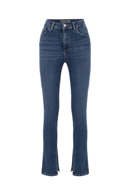  YIRTMAÇ DETAYLI STRAIGHT FIT JEAN PANTOLON