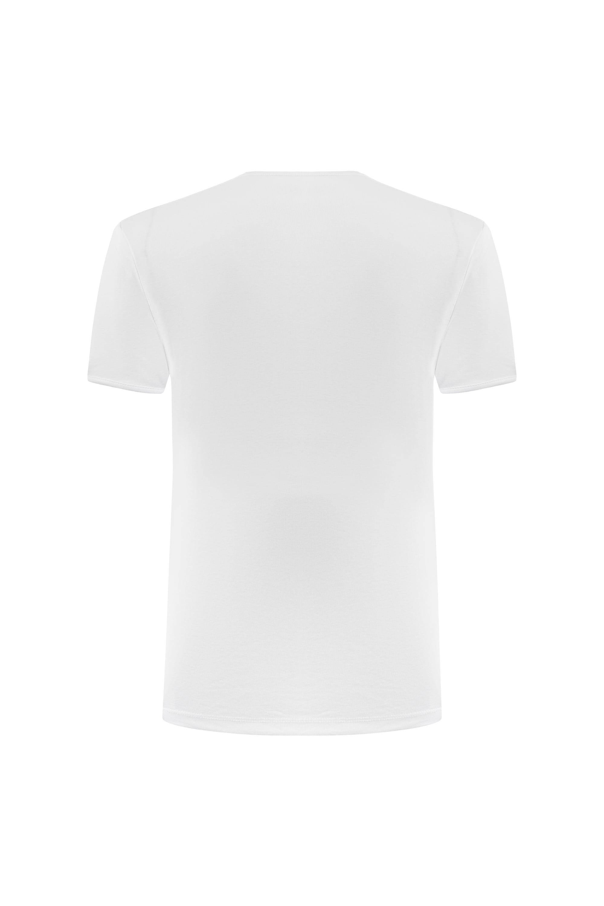 BİSİKLET YAKA KISA KOLLU T-SHIRT