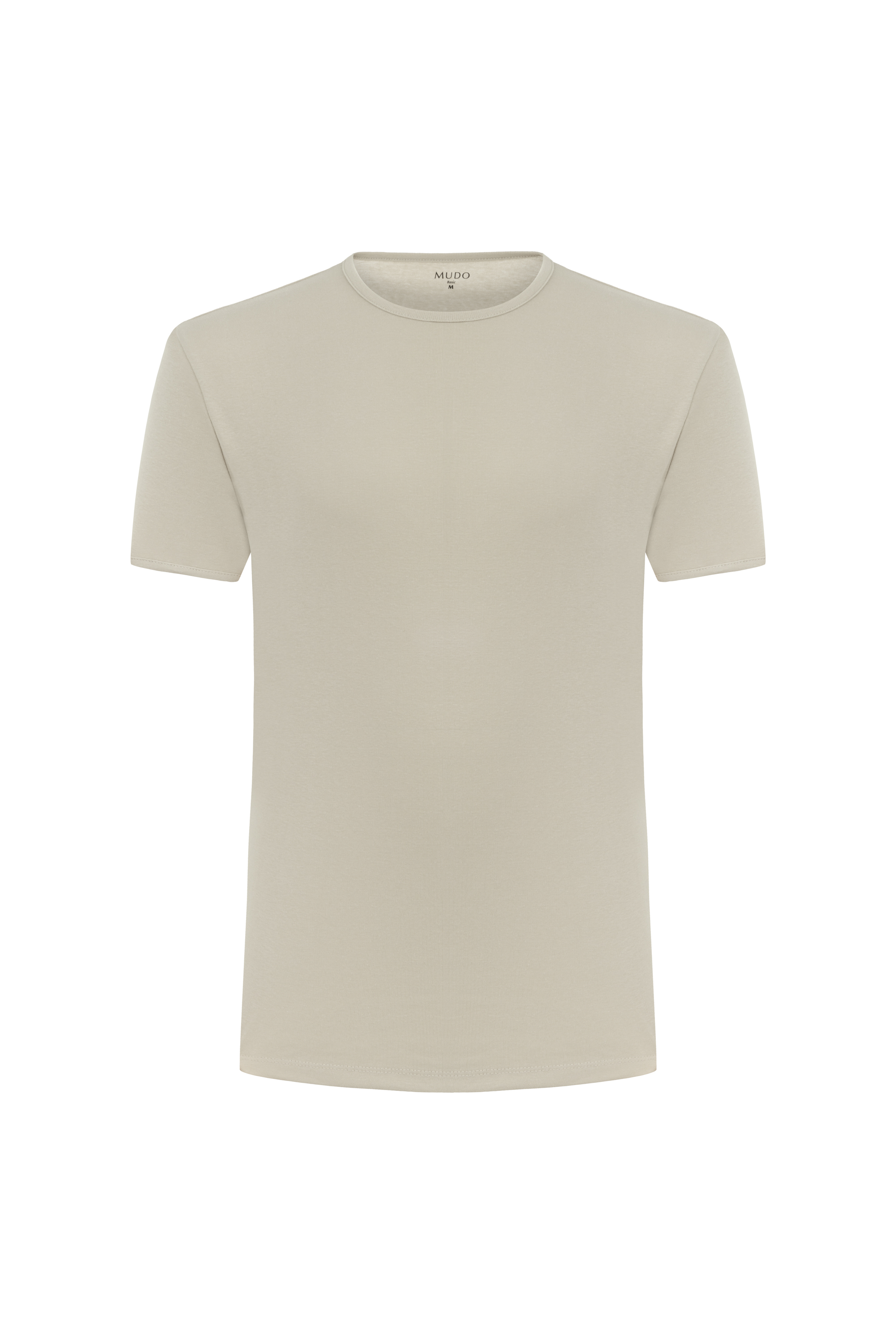 BİSİKLET YAKA KISA KOLLU T-SHIRT