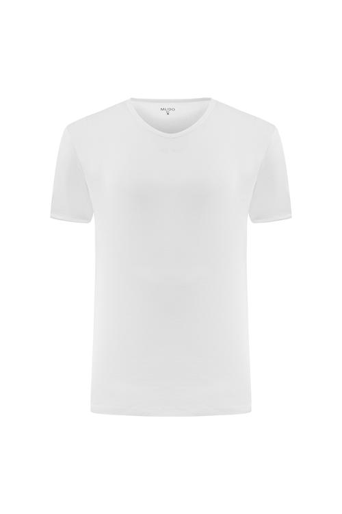  V YAKA KISA KOLLU T-SHIRT