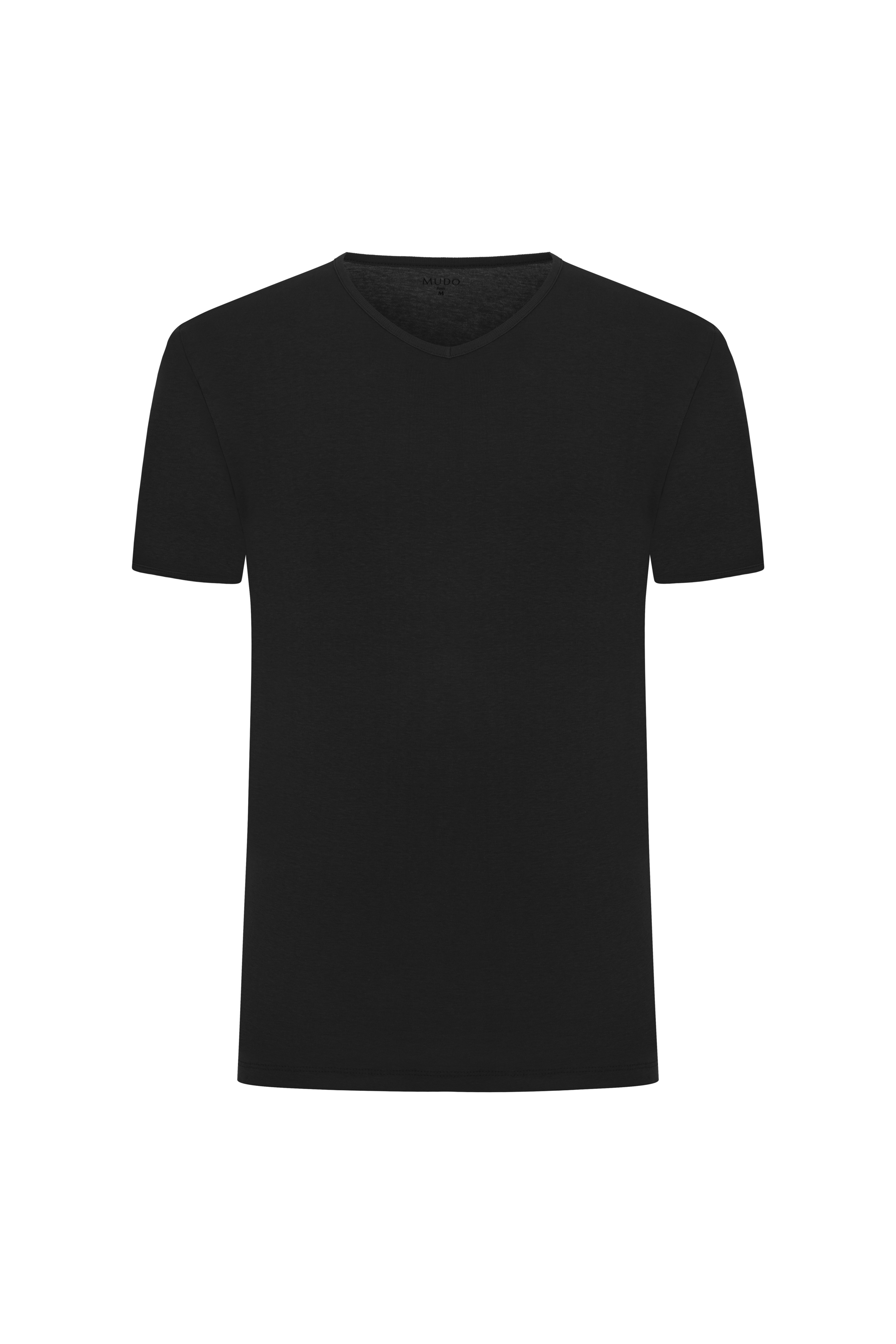 V YAKA KISA KOLLU T-SHIRT