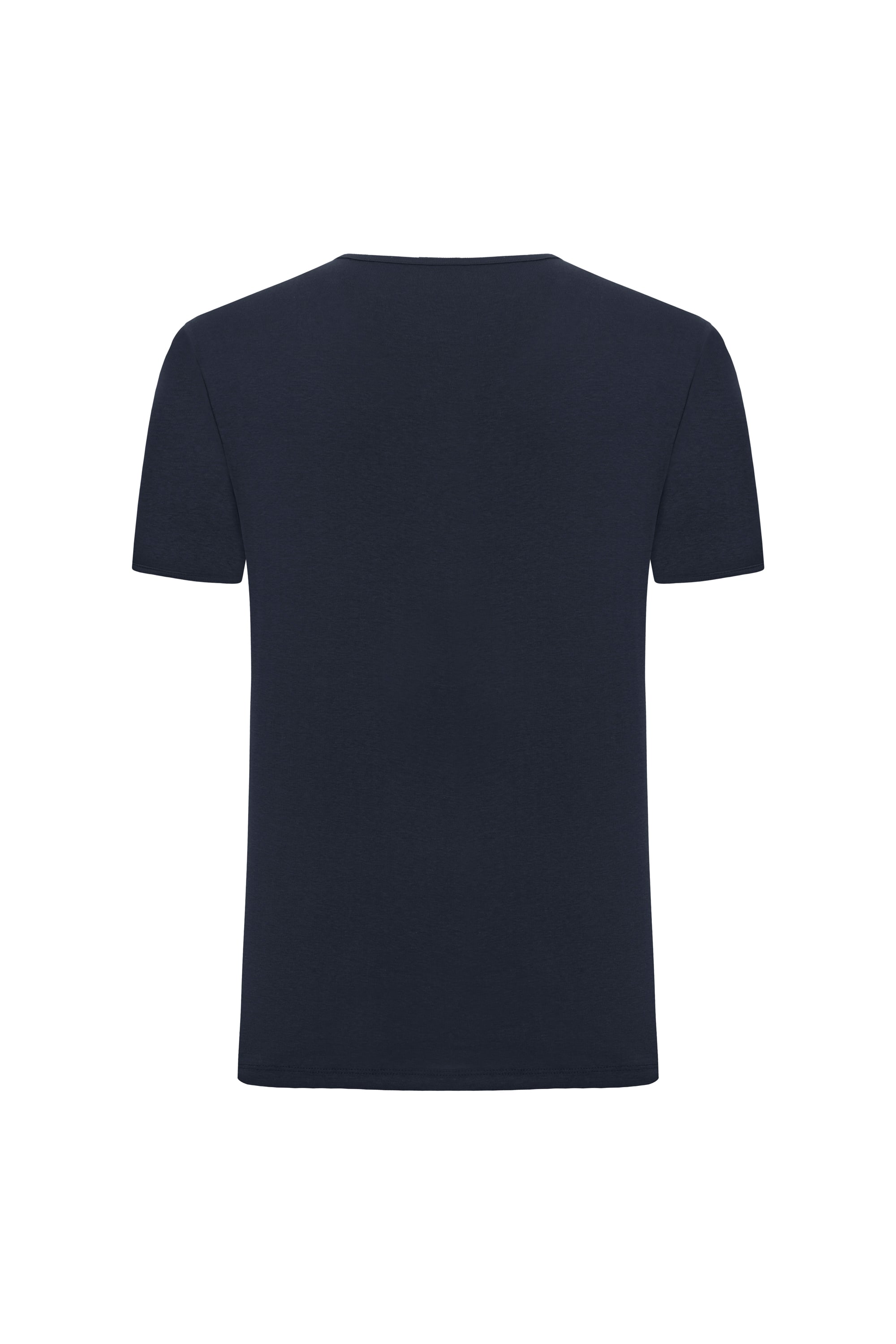 V YAKA KISA KOLLU T-SHIRT