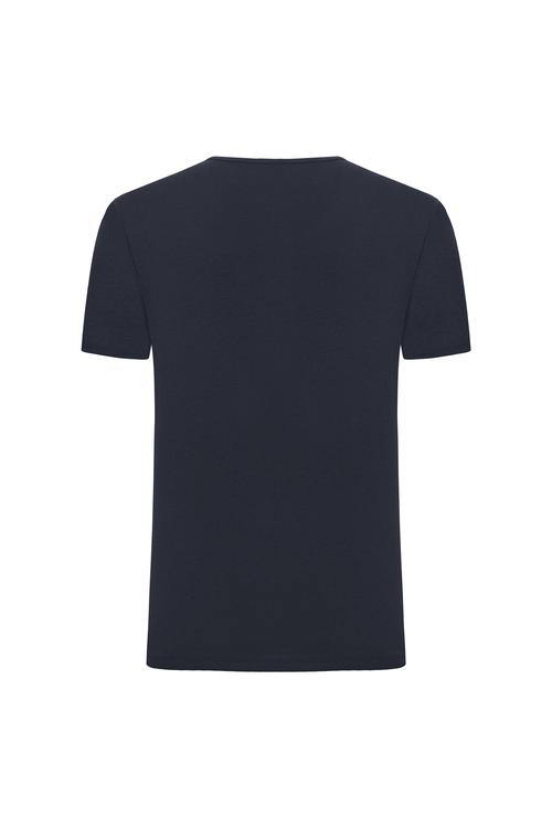  V YAKA KISA KOLLU T-SHIRT