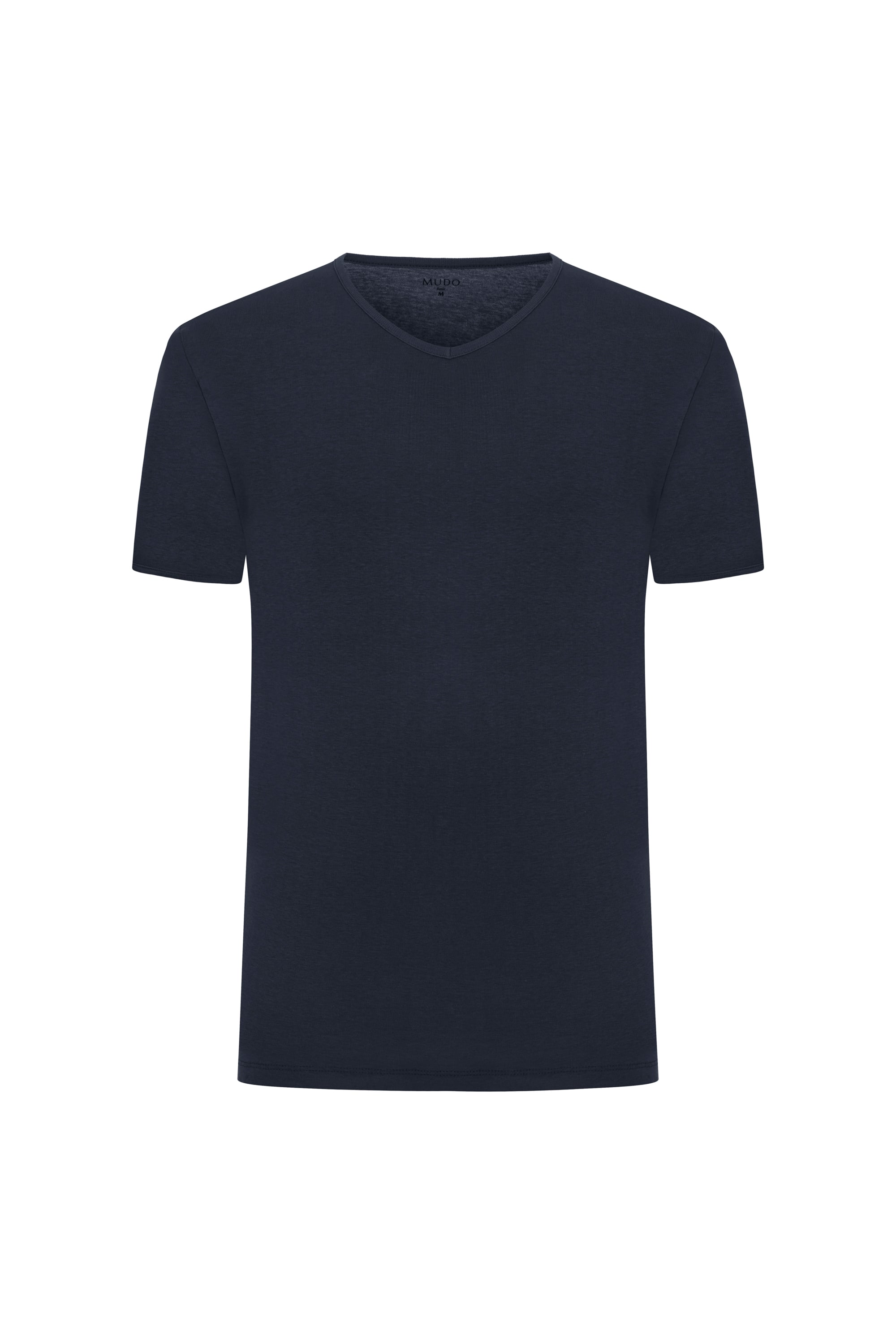 V YAKA KISA KOLLU T-SHIRT