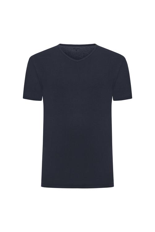  V YAKA KISA KOLLU T-SHIRT