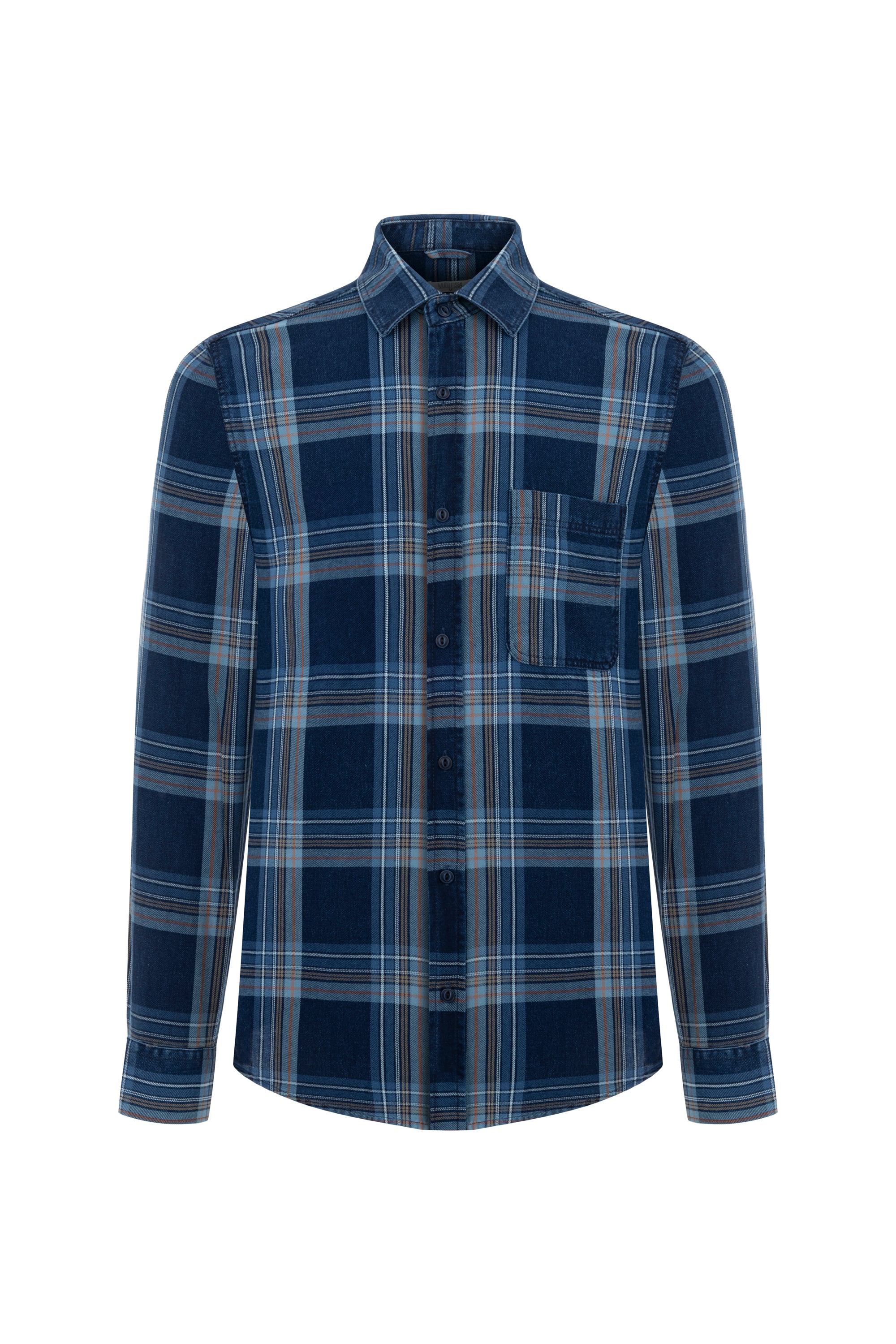 PAMUKLU EKOSELİ REGULAR FIT GÖMLEK