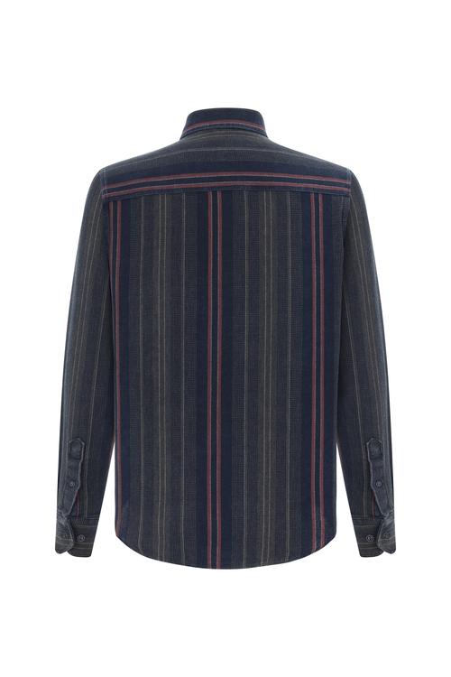  PAMUKLU ÇİZGİLİ REGULAR FIT GÖMLEK