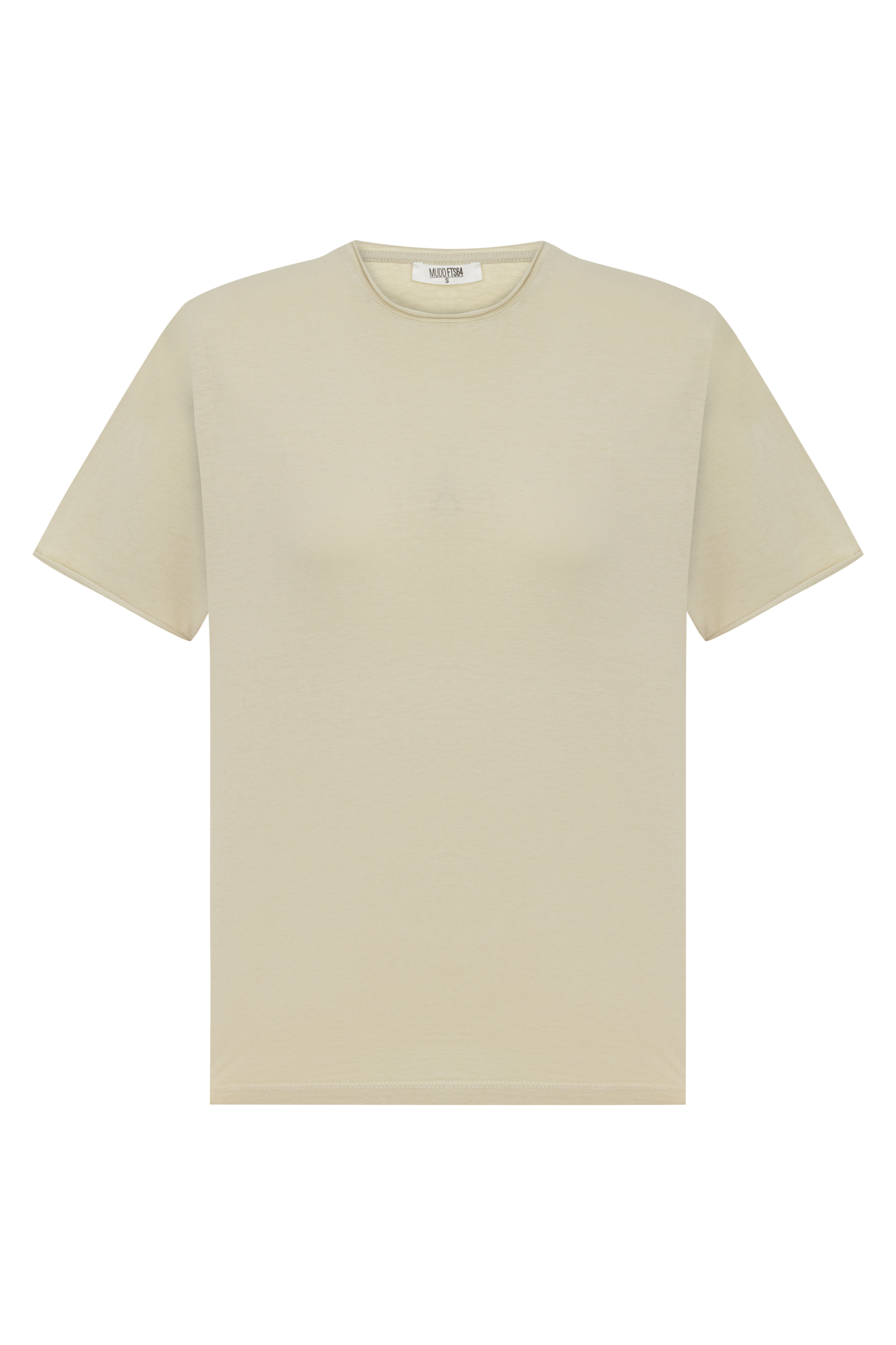 BİSİKLET YAKA KISA KOLLU T-SHIRT