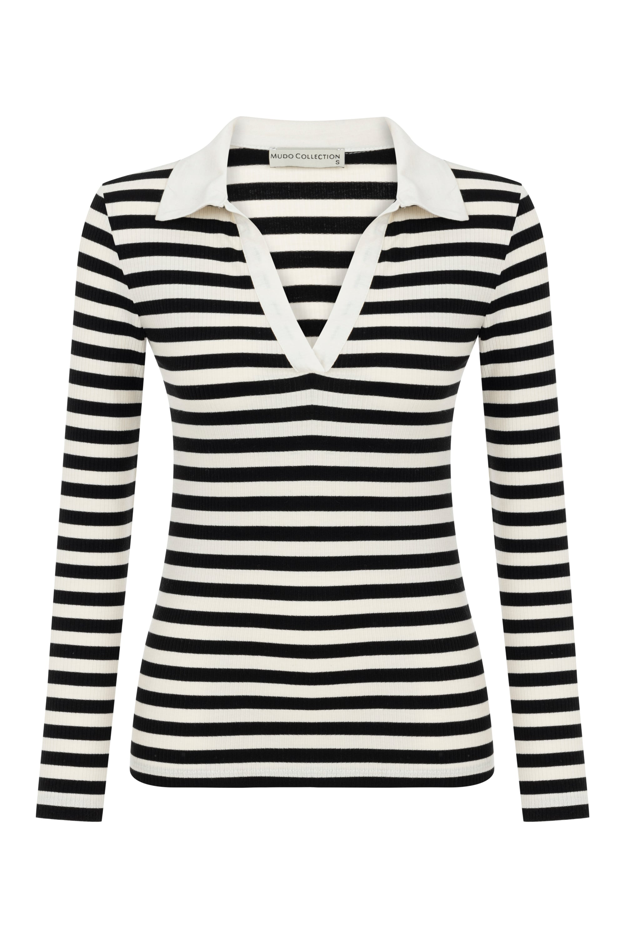 ÇİZGİLİ UZUN KOLLU BLUZ