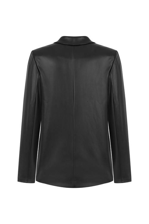  DERİ GÖRÜNÜMLÜ BLAZER CEKET