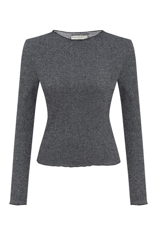  SİMLİ UZUN KOLLU BLUZ