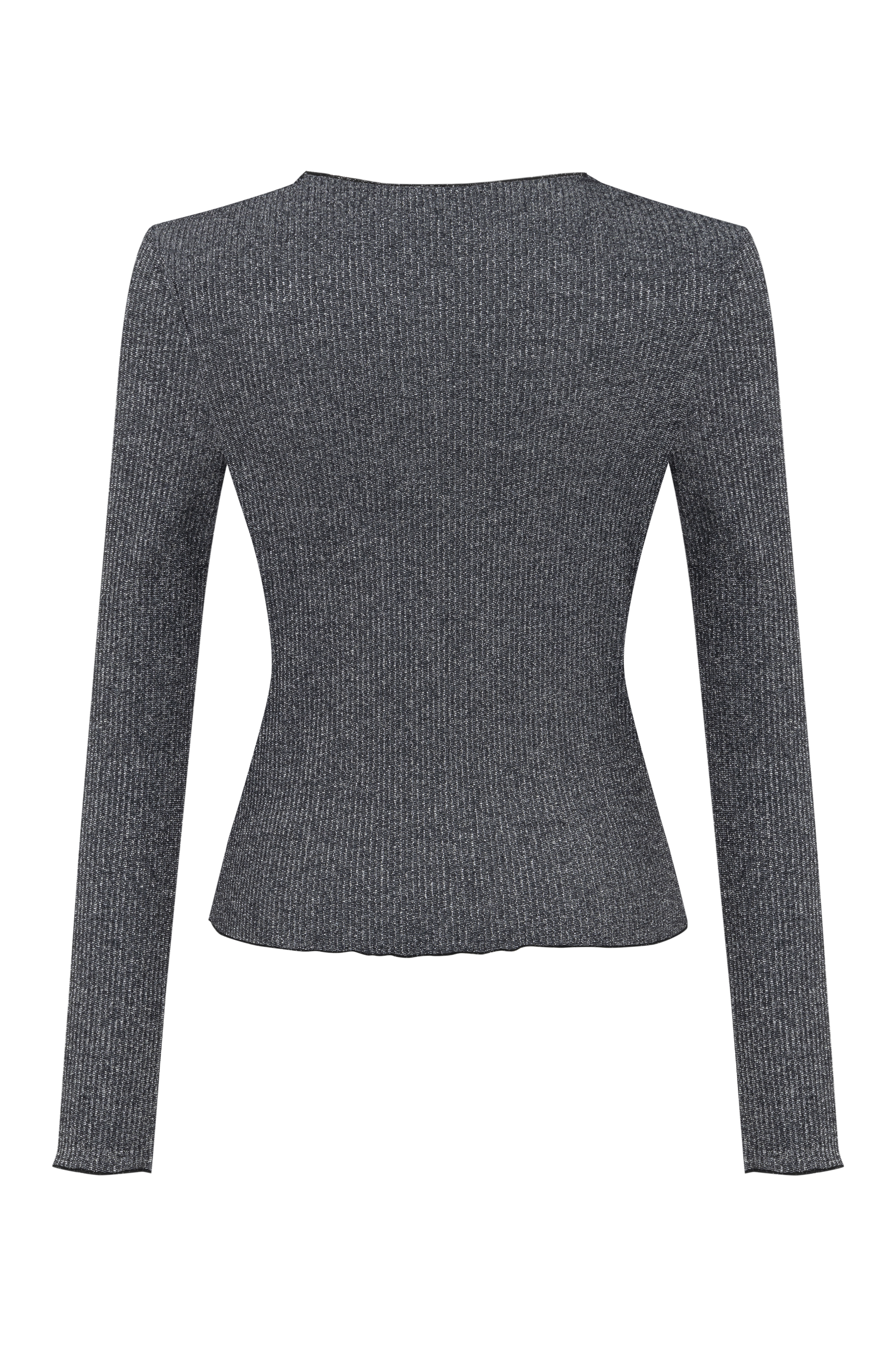 SİMLİ UZUN KOLLU BLUZ