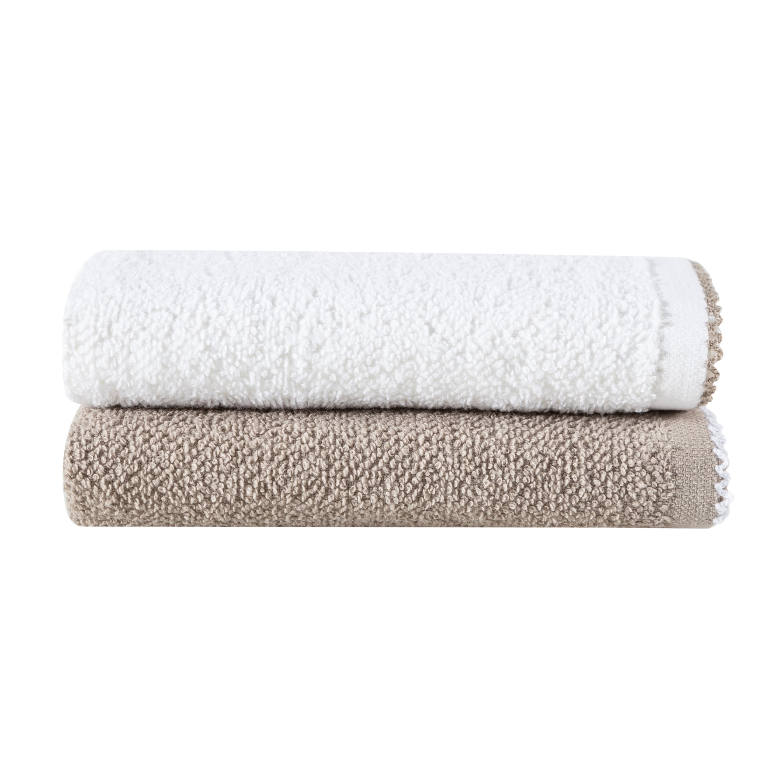 PRAHA 2'Lİ EL HAVLUSU SETİ BEYAZ VİZON 30X50