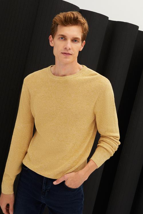 BİSİKLET YAKA TRİKO KAZAK