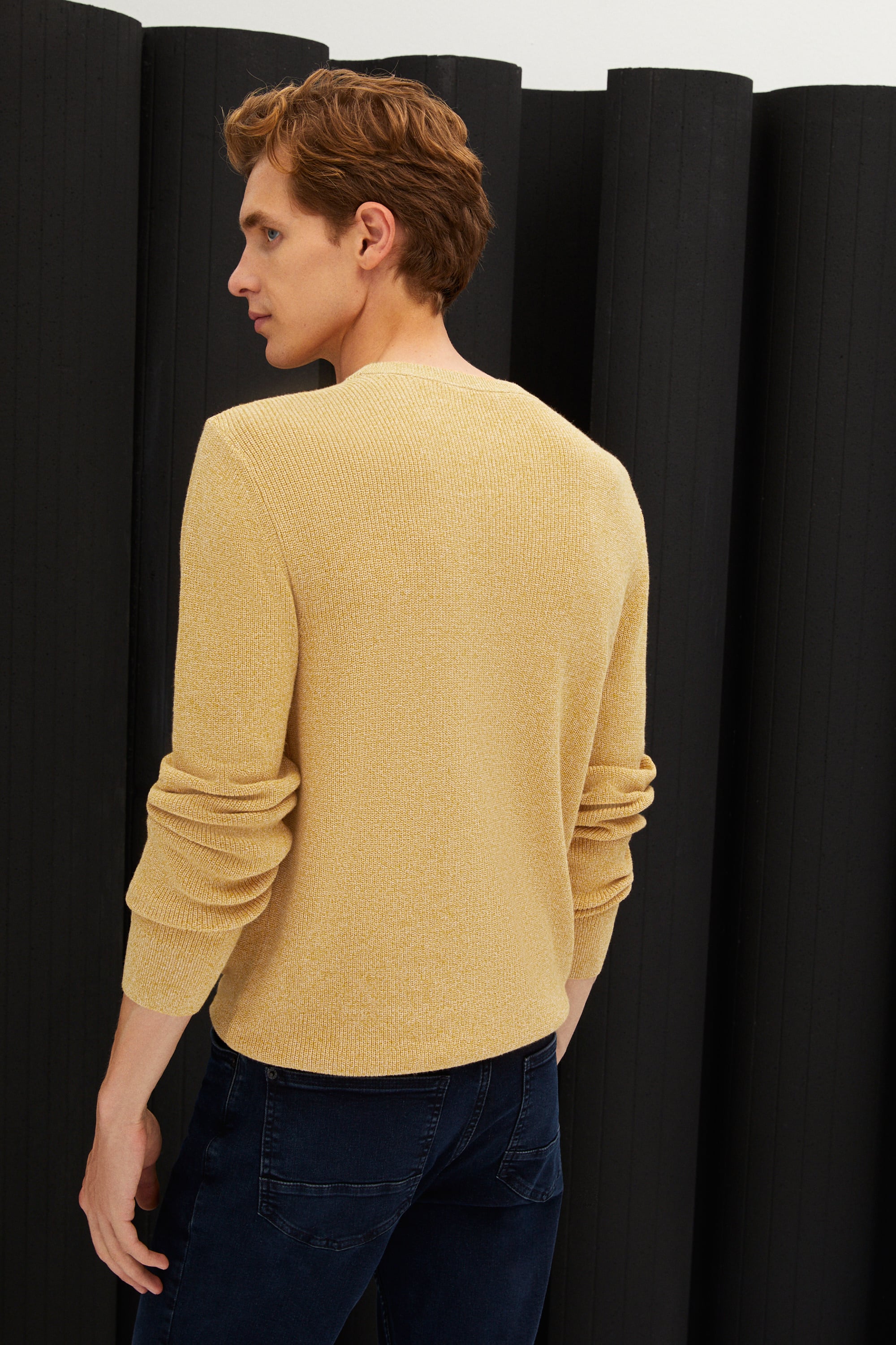 BİSİKLET YAKA TRİKO KAZAK