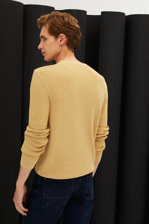 BİSİKLET YAKA TRİKO KAZAK