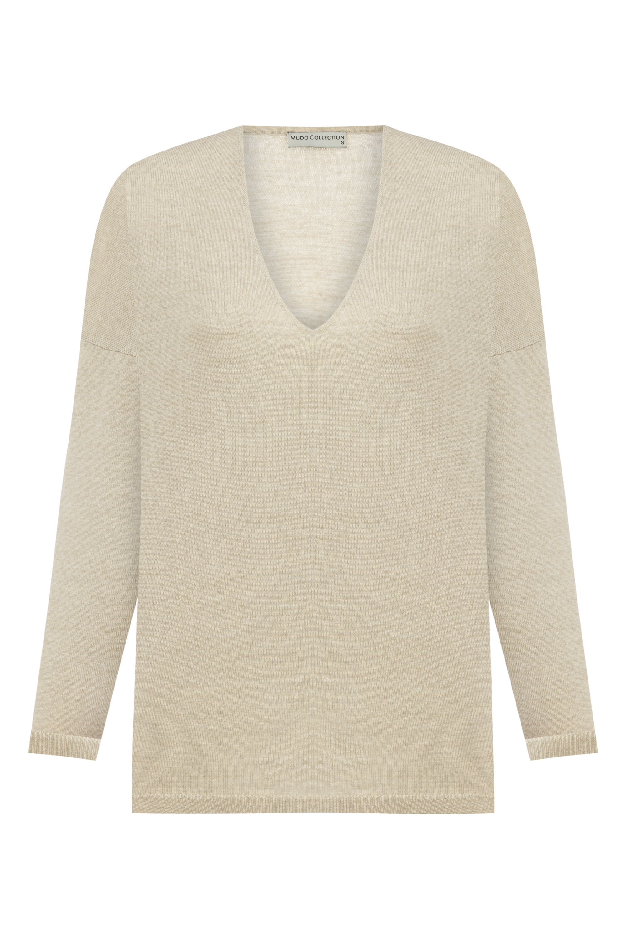 V YAKA MERİNO YÜN KAZAK