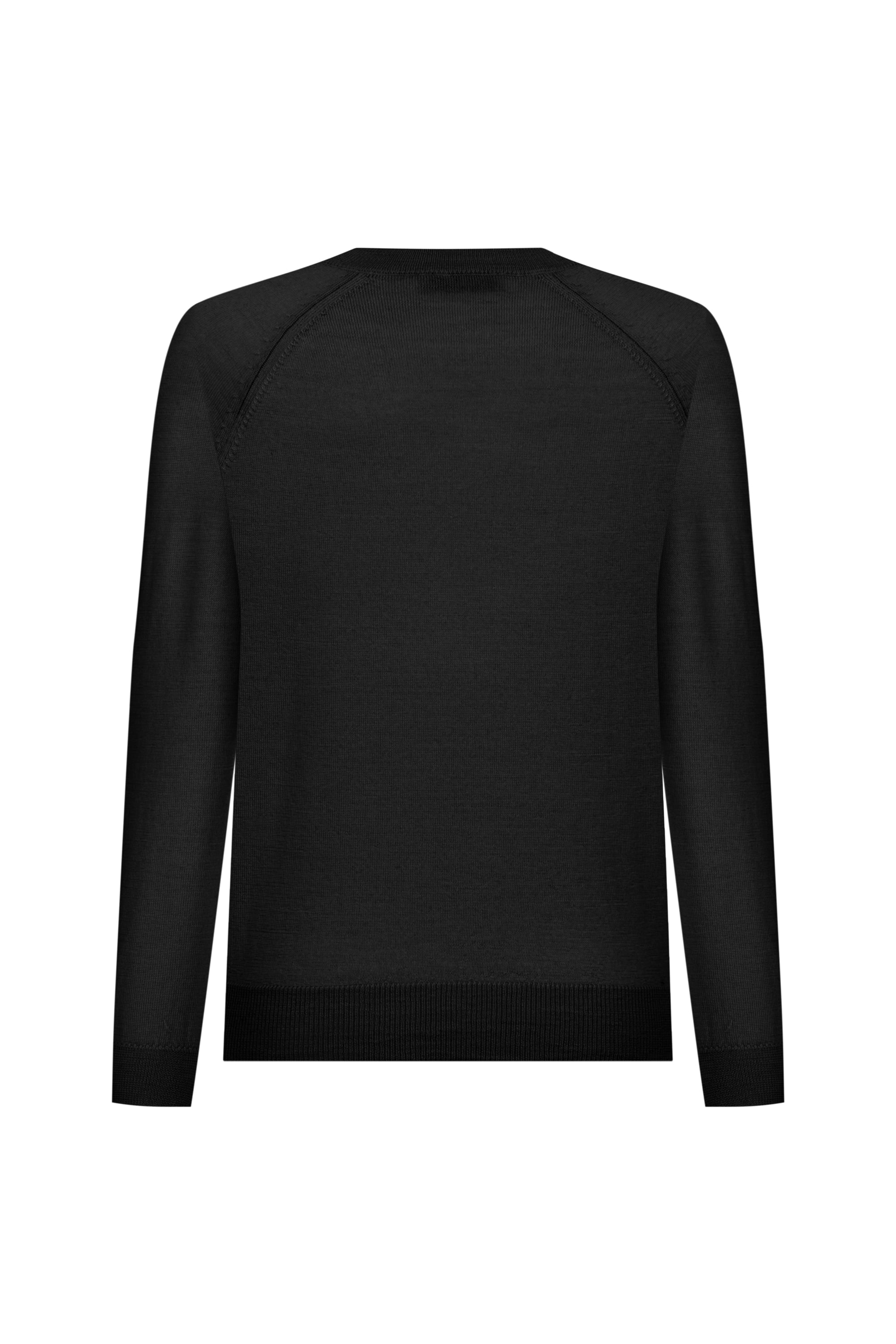 BİSİKLET YAKA MERİNO YÜN KAZAK