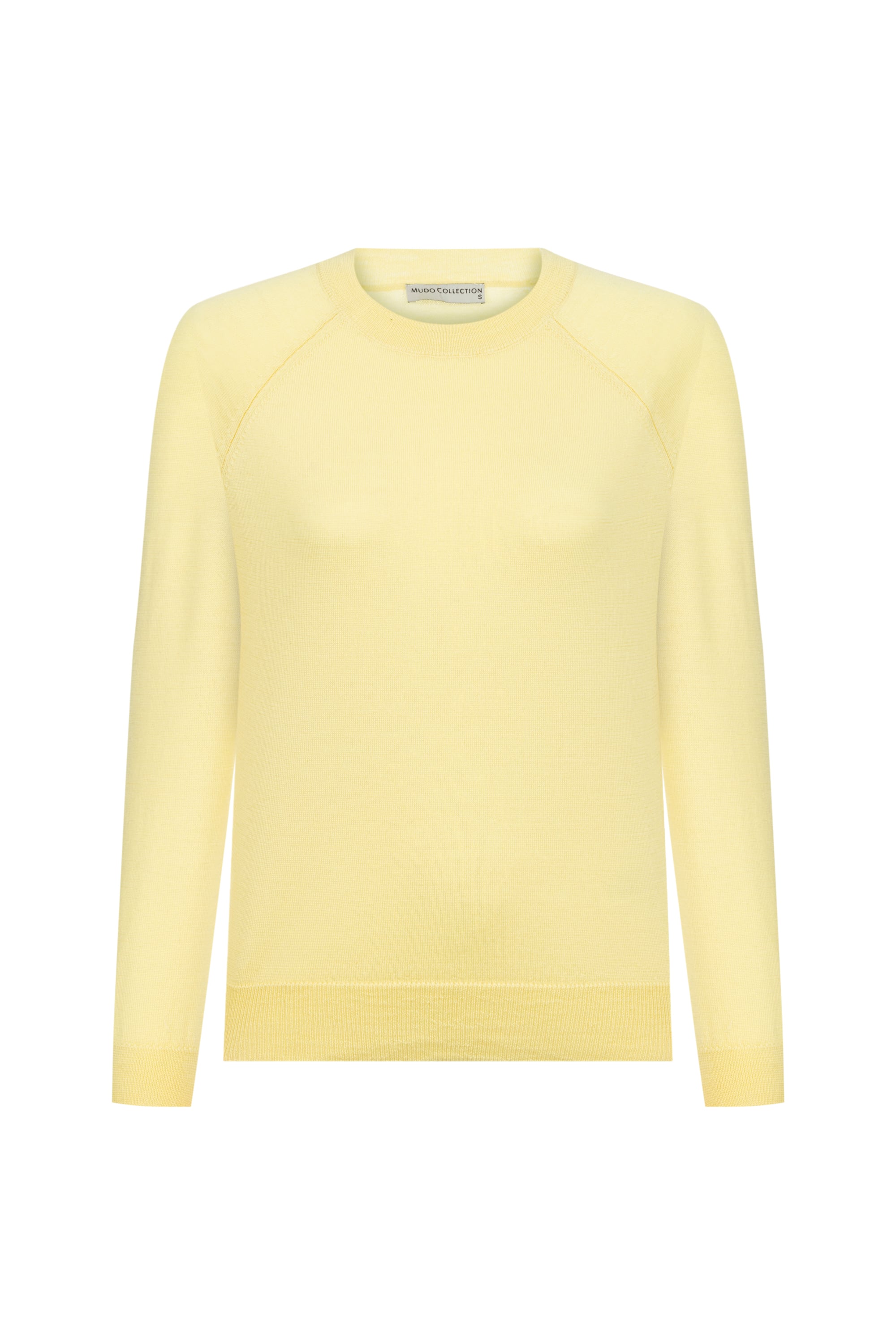 BİSİKLET YAKA MERİNO YÜN KAZAK