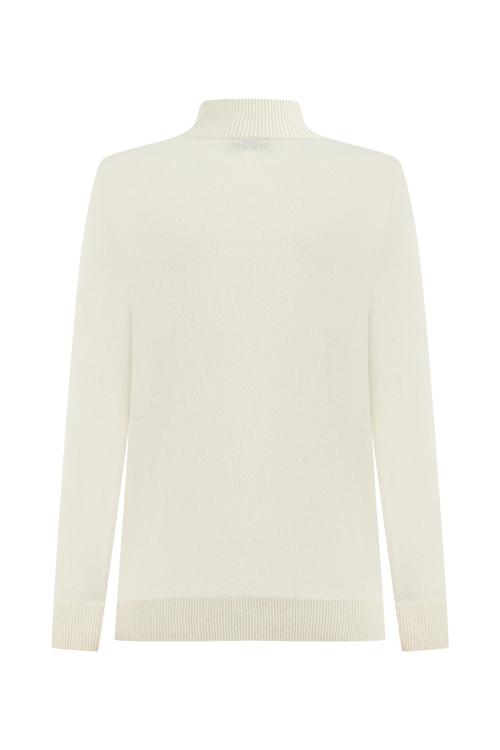  YÜN KARIŞIMLI DİK YAKA TRİKO KAZAK