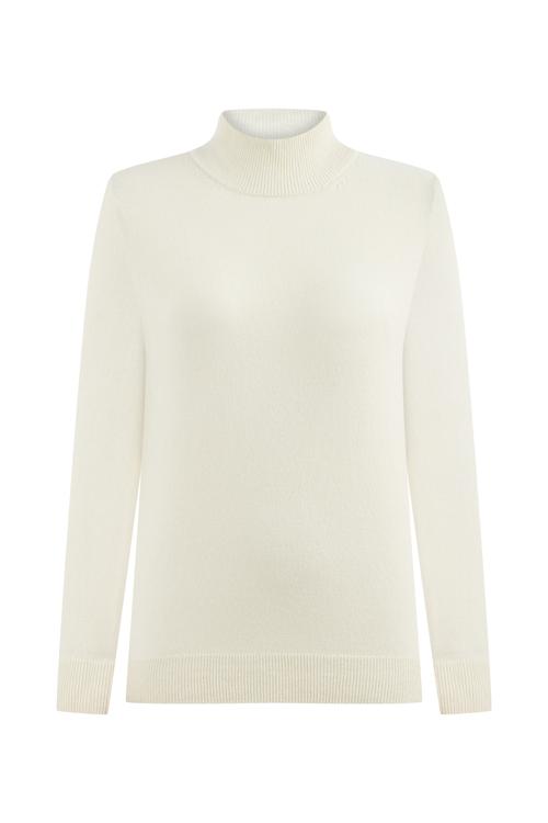  YÜN KARIŞIMLI DİK YAKA TRİKO KAZAK