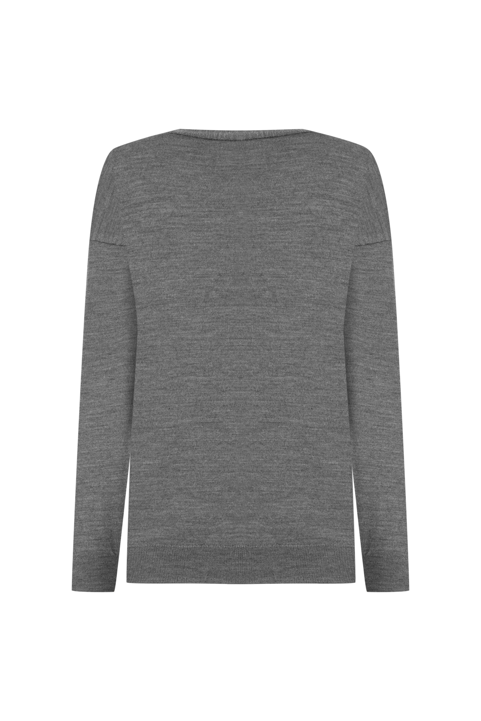 V YAKA MERİNO YÜN HIRKA