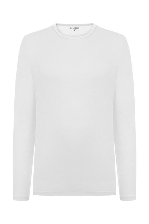  BİSİKLET YAKA UZUN KOLLU T-SHIRT