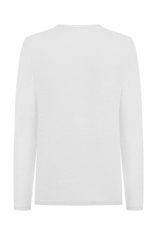  BİSİKLET YAKA UZUN KOLLU T-SHIRT