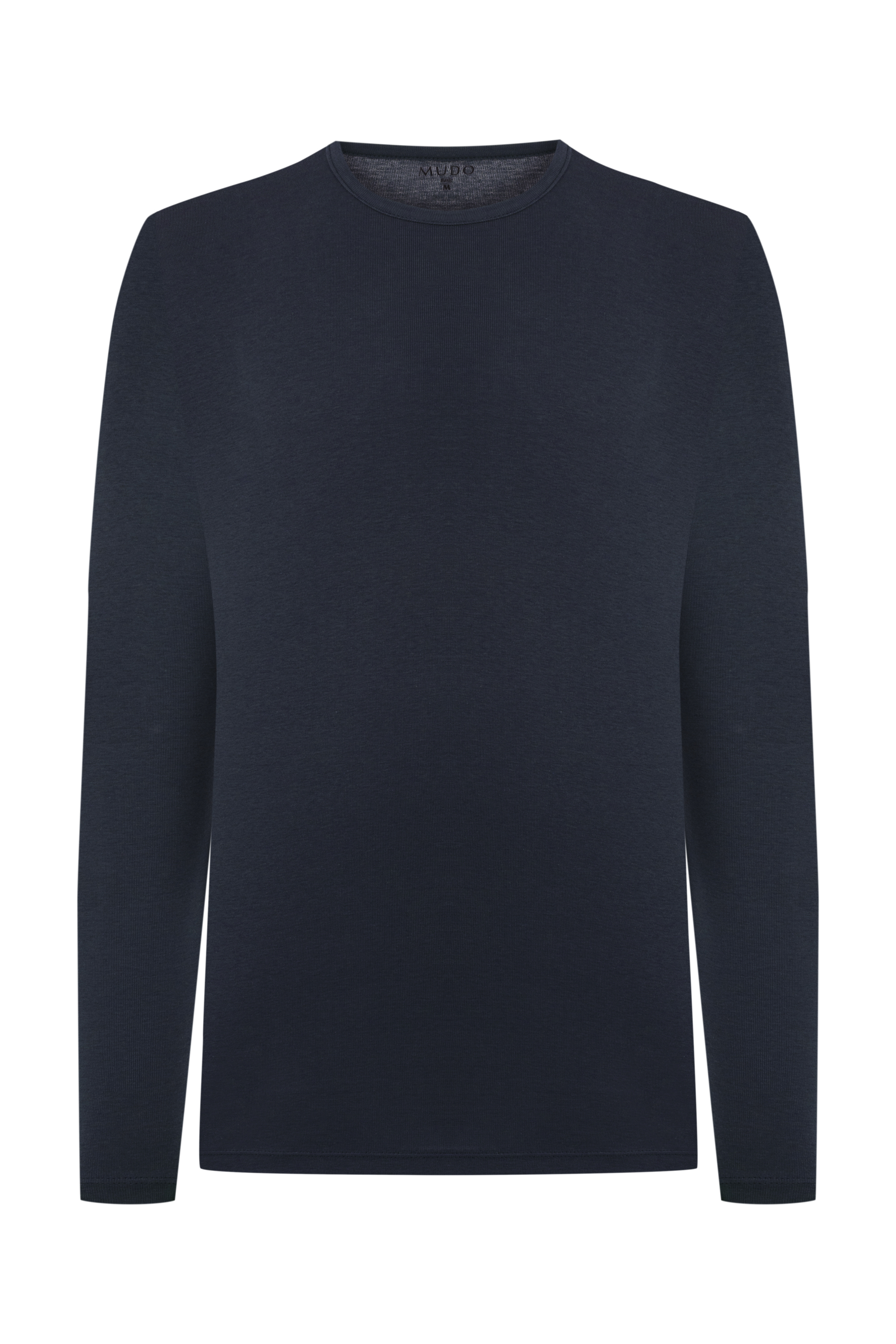 BİSİKLET YAKA UZUN KOLLU T-SHIRT