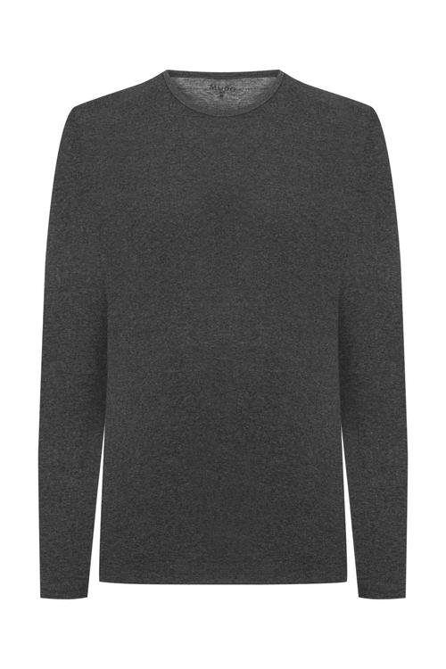  BİSİKLET YAKA UZUN KOLLU T-SHIRT