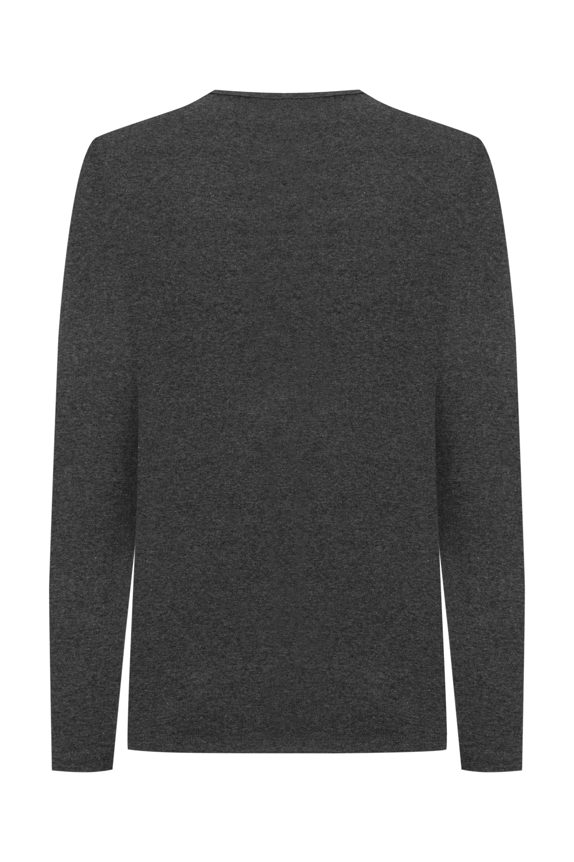 BİSİKLET YAKA UZUN KOLLU T-SHIRT