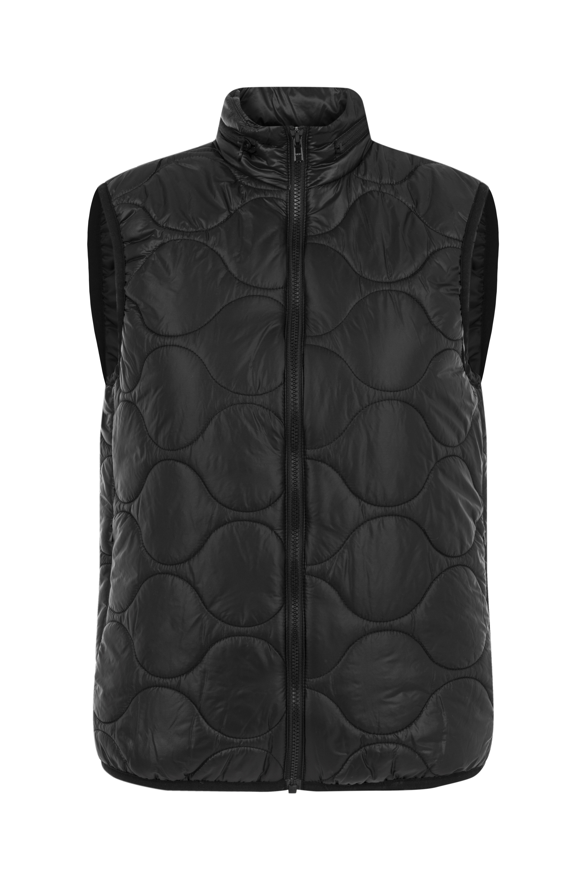 DİK YAKA KAPİTONELİ YELEK