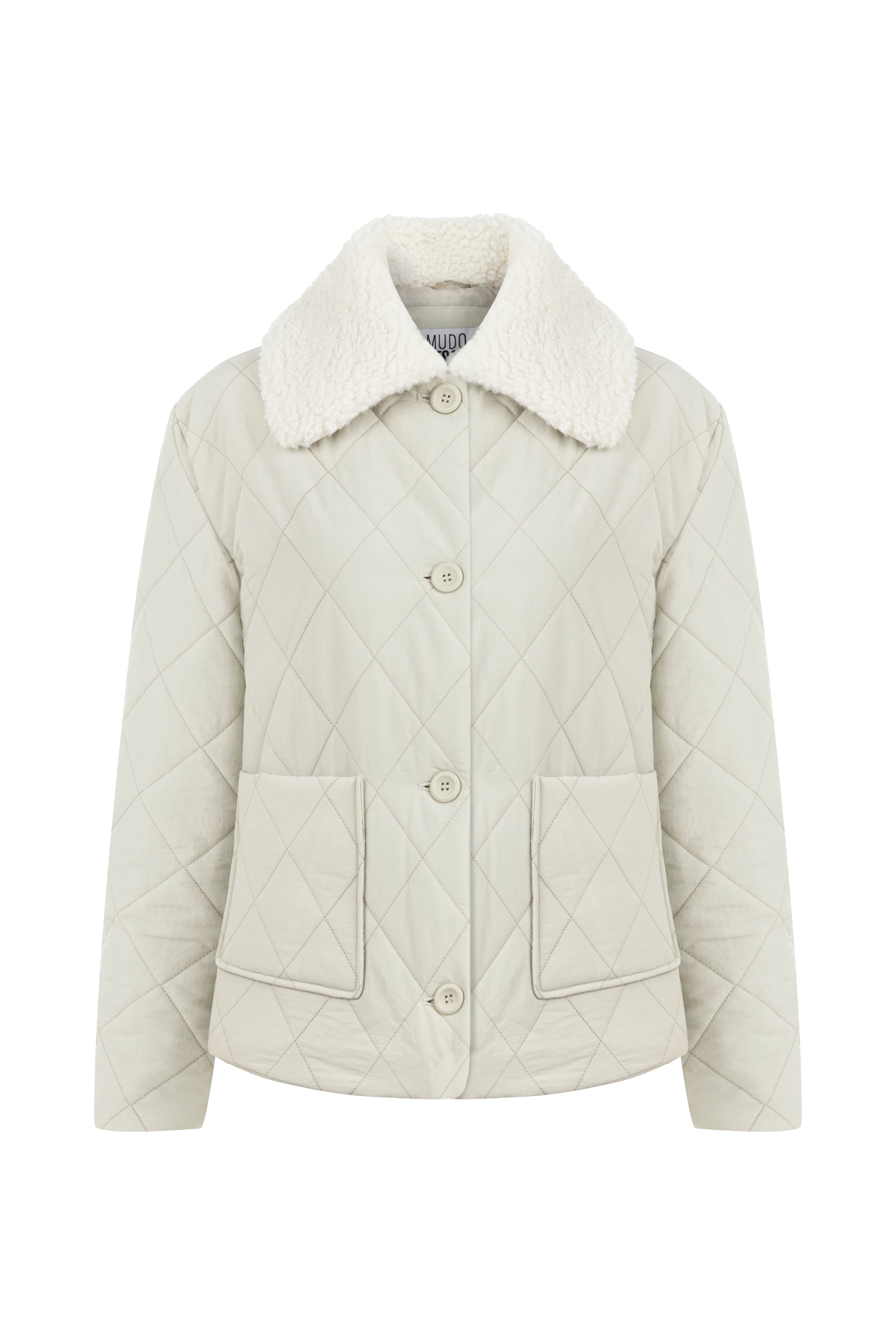 PELÜŞ YAKA KAPİTONELİ MONT