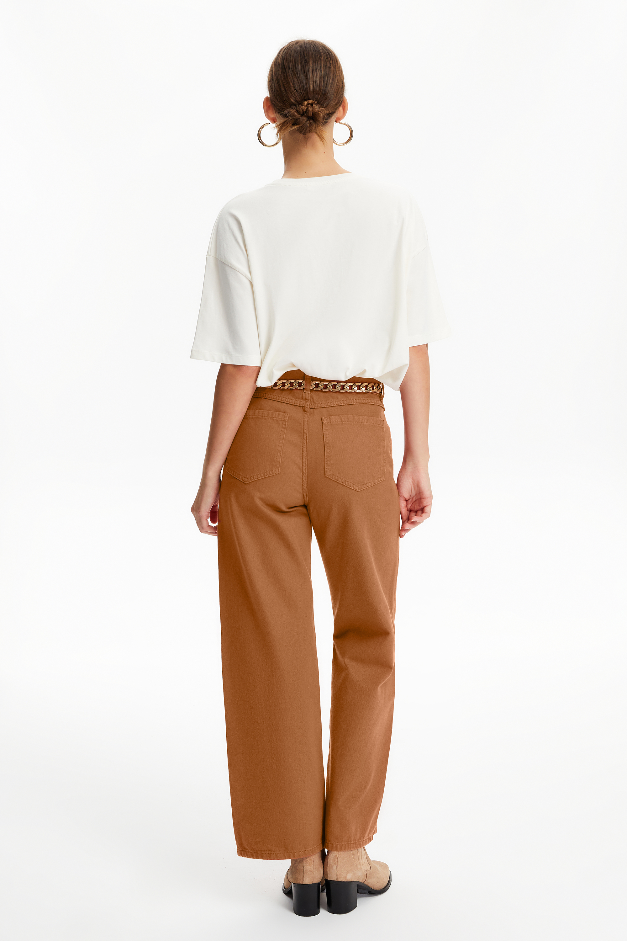 WIDE LEG JEAN PANTOLON